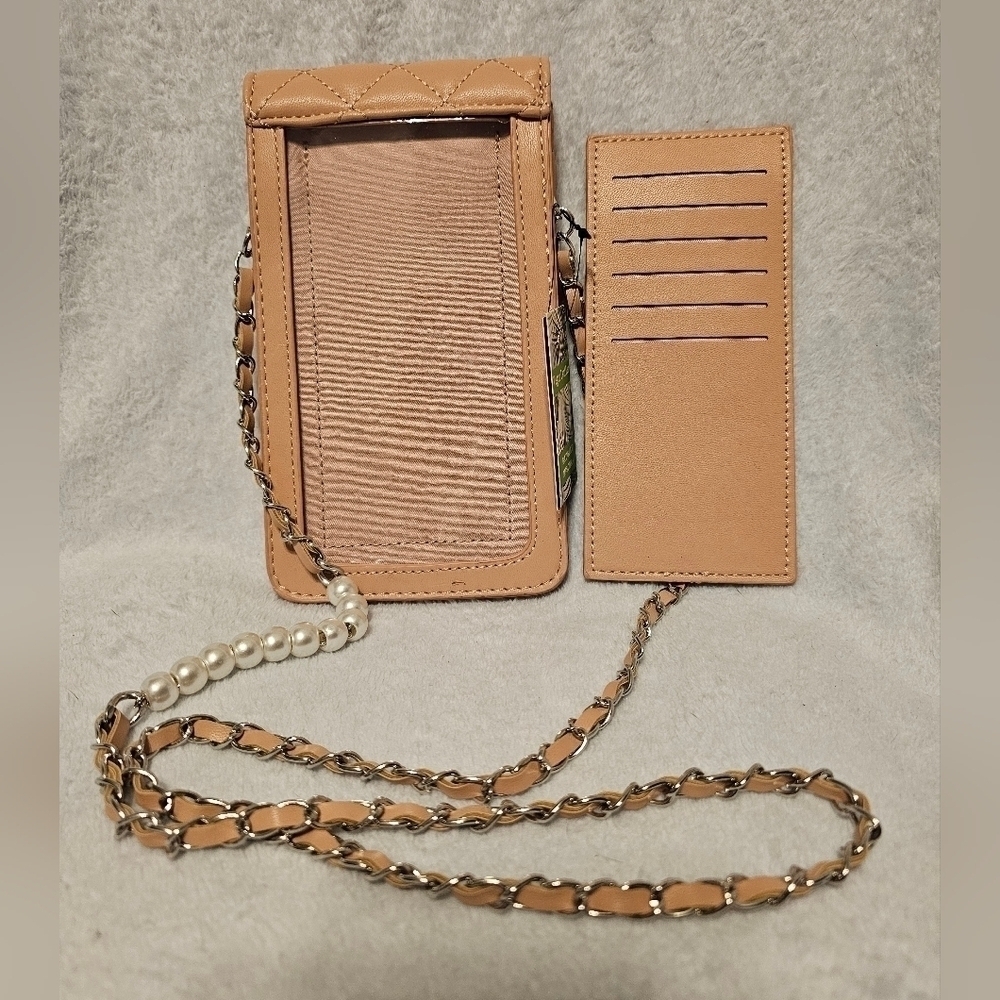 NWT Badgley Mischka Phone Holder/Crossbody Bag - Picture 2 of 4